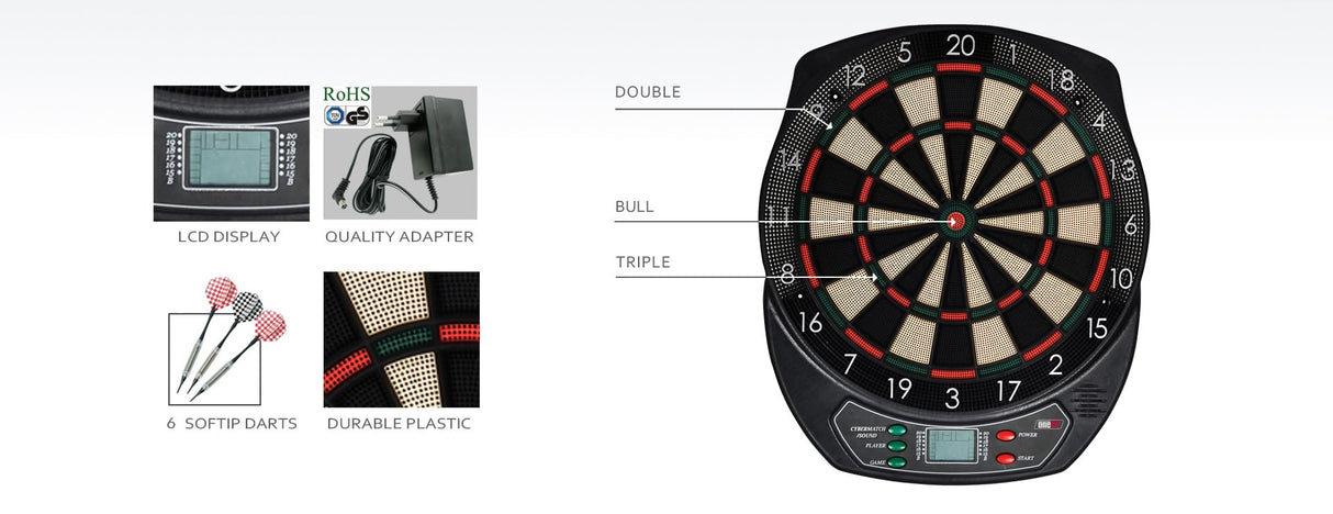 One80 Electronic Dartboard