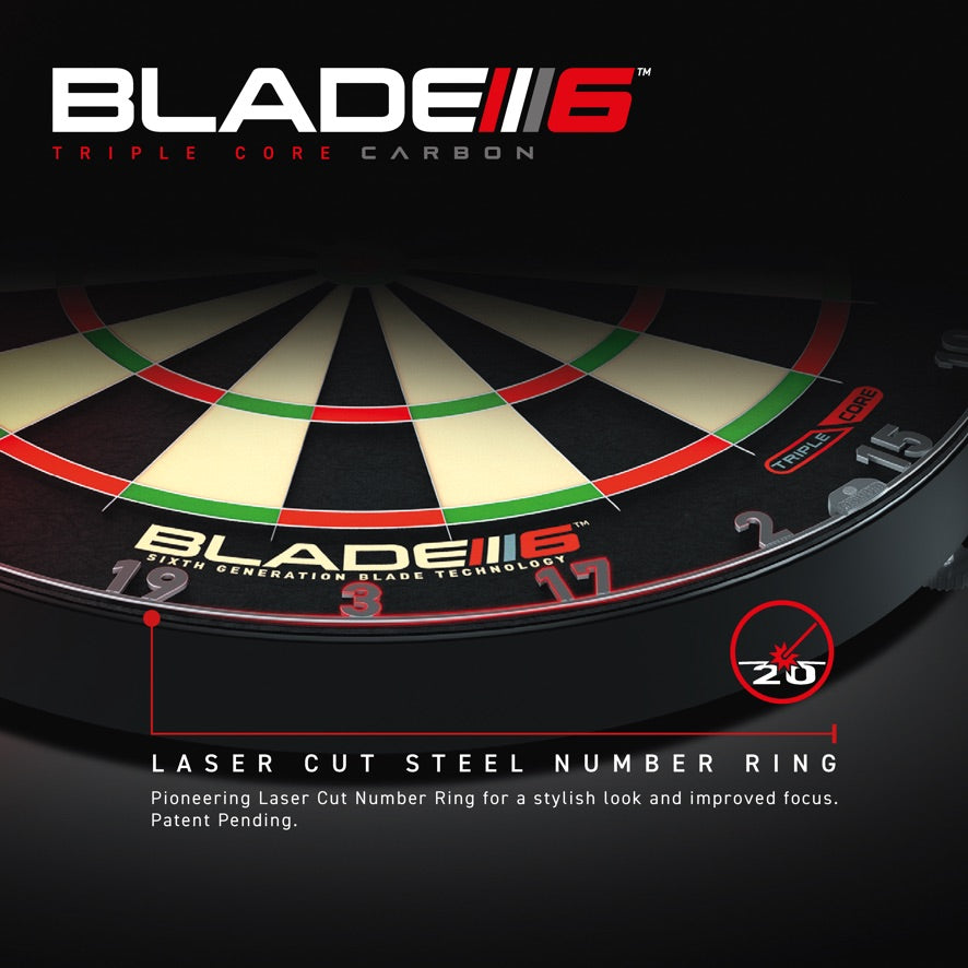 Winmau Blade 6 Triple Core Dartboard PDC Board