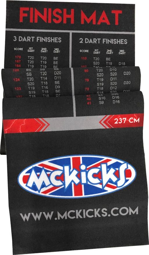 McKicks Carpet Finish Dart Mat 60x300cm