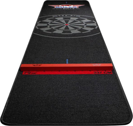 Bull's Carpet Dartteppich 300 x 65 cm mit Holz-Oche