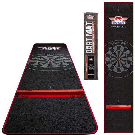 Bull's Carpet Dartteppich 300 x 65 cm mit Holz-Oche