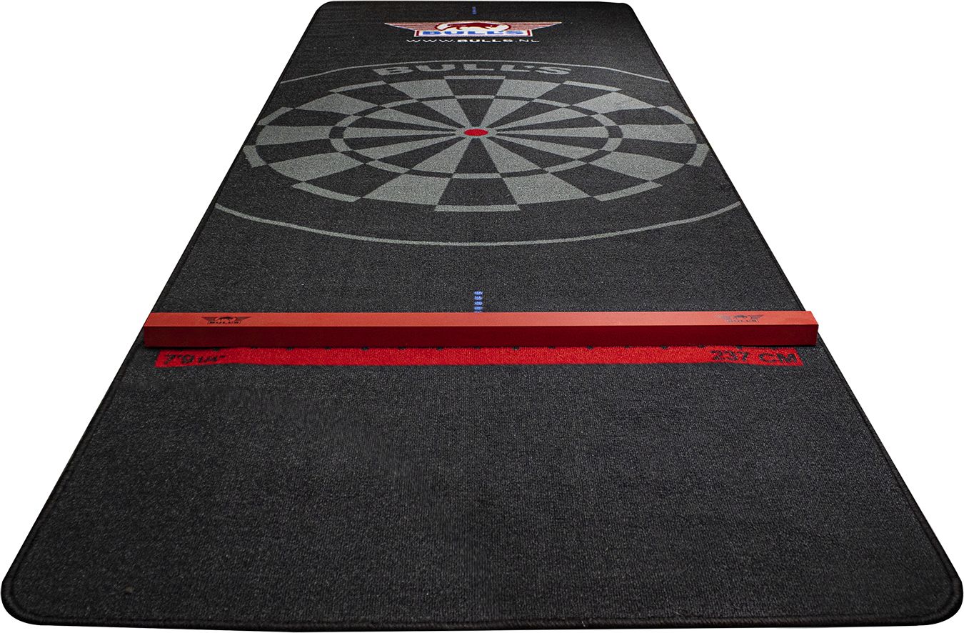 Bull's Carpet Dart mat 300x95 cm Black + Oche