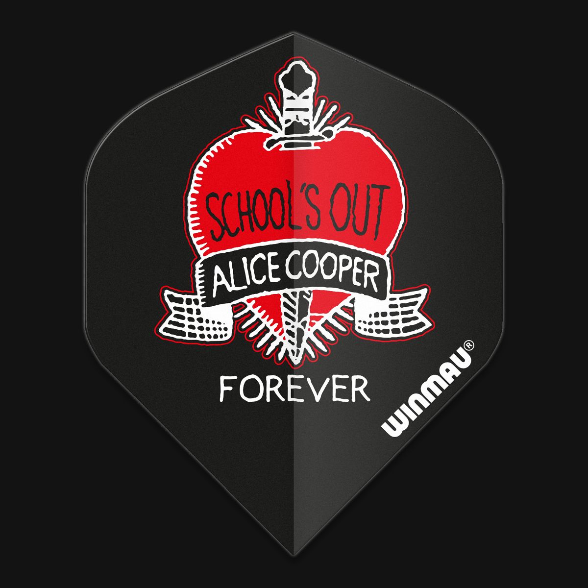 Winmau Rhino Extra Thick Rock Legends Alice Cooper Schools Out