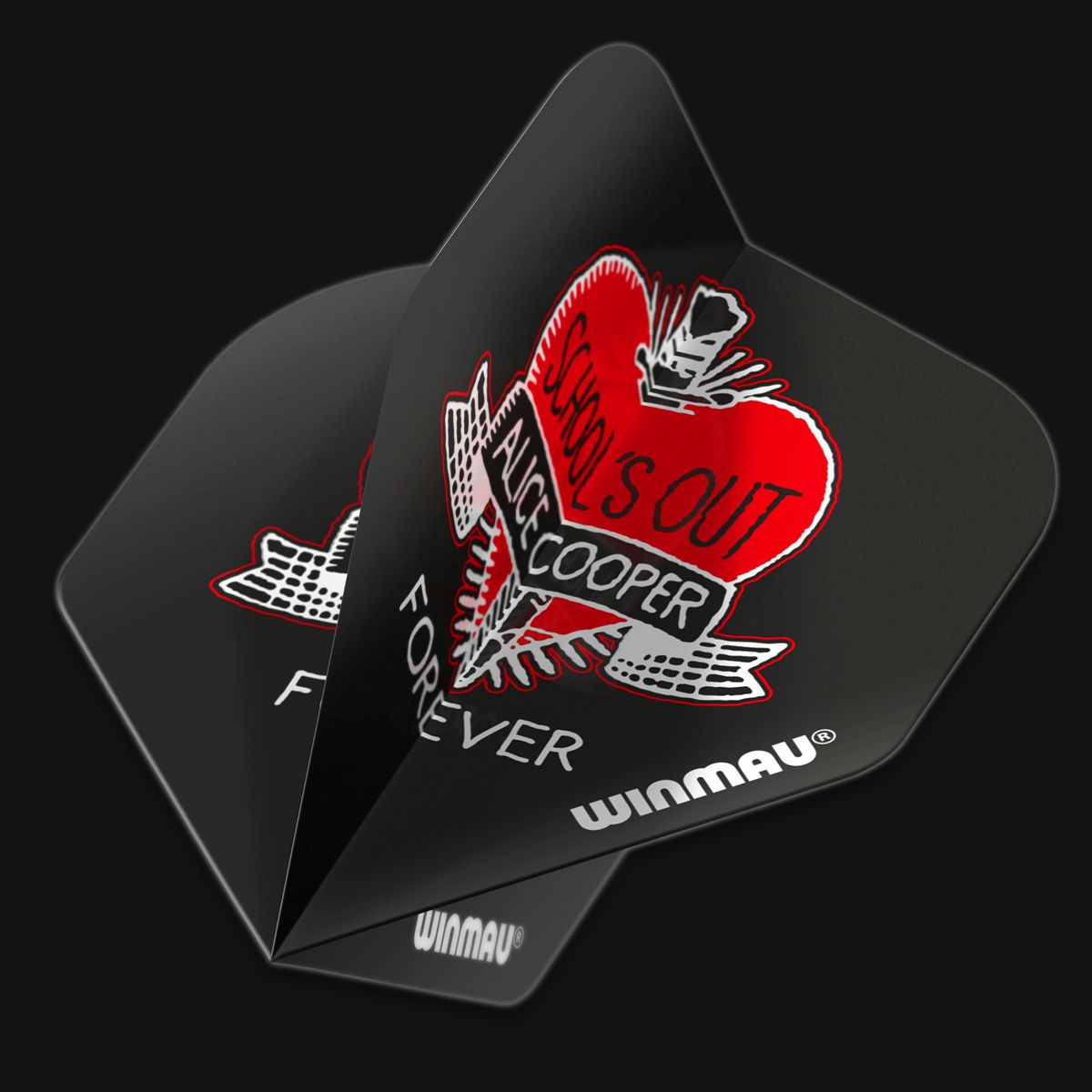 Winmau Rhino Extra Thick Rock Legends Alice Cooper Schools Out