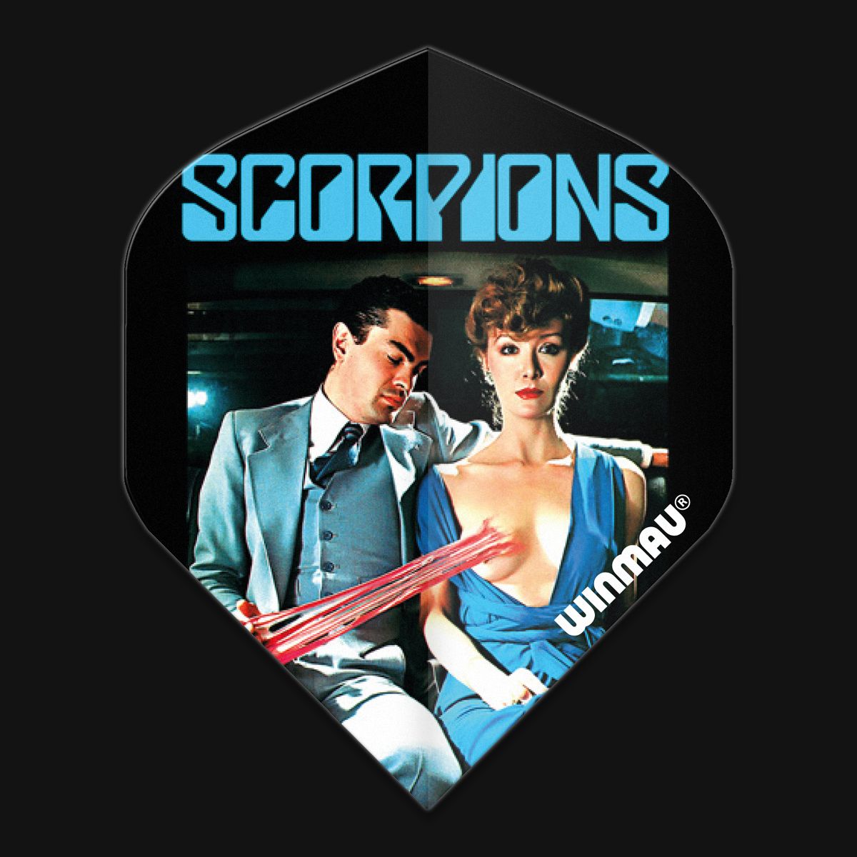 Winmau Rhino Extra Thick Rock Legends Scorpions Love Drive