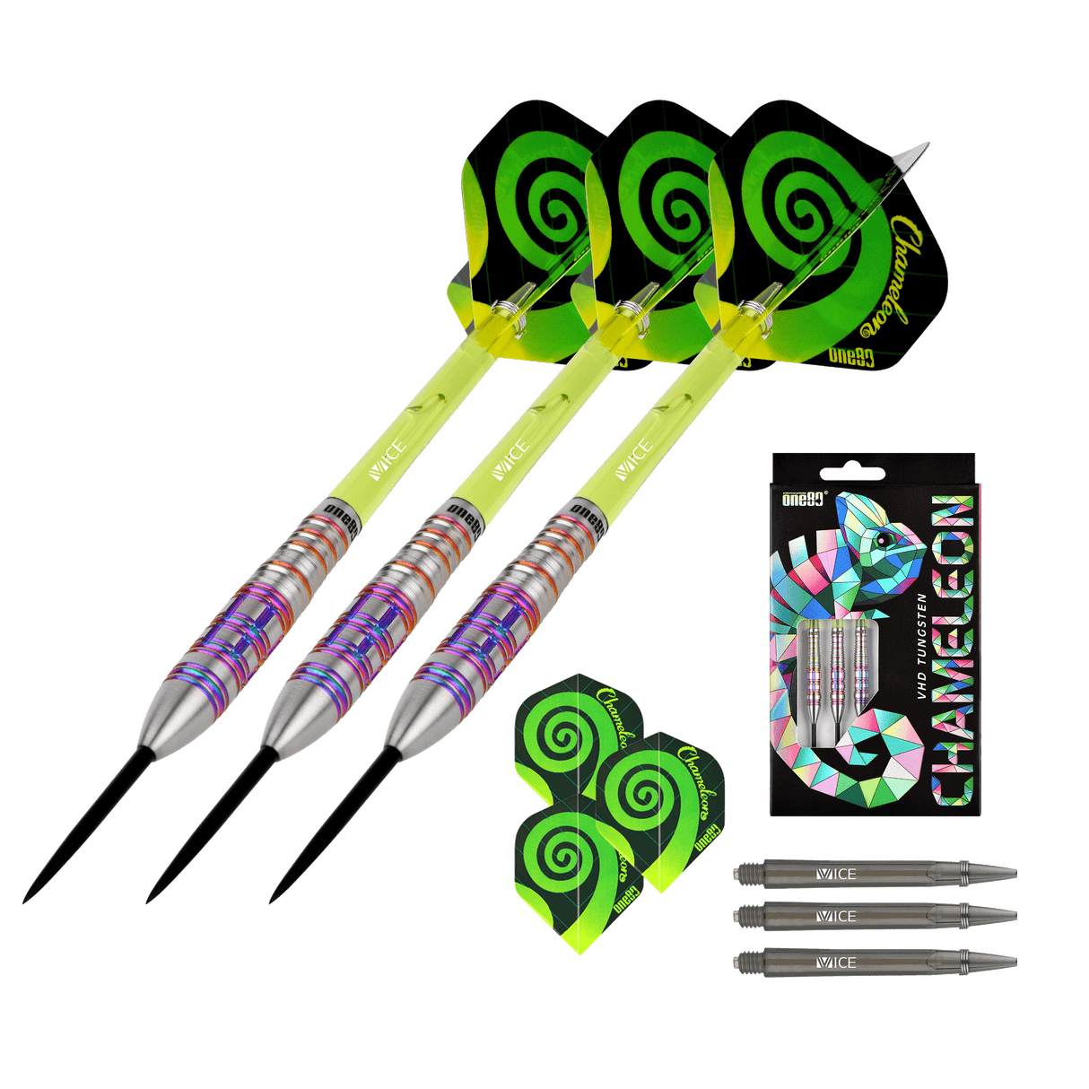 One80 - Chameleon - Emerald- Steeldart