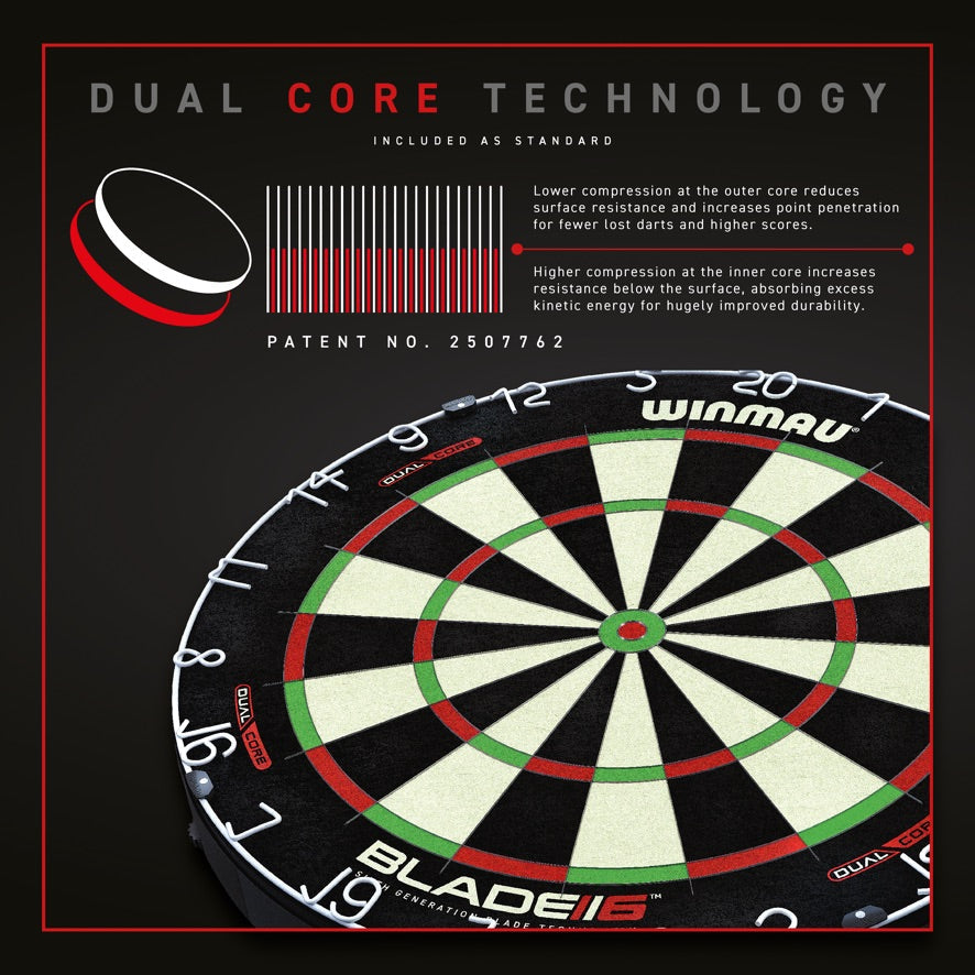 Winmau Blade 6 Dualcore Dartboard