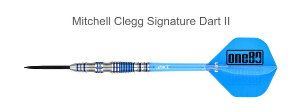 One80 Signature Darts Mitchell Clegg v2 - The Moosta - 23g Steeldart
