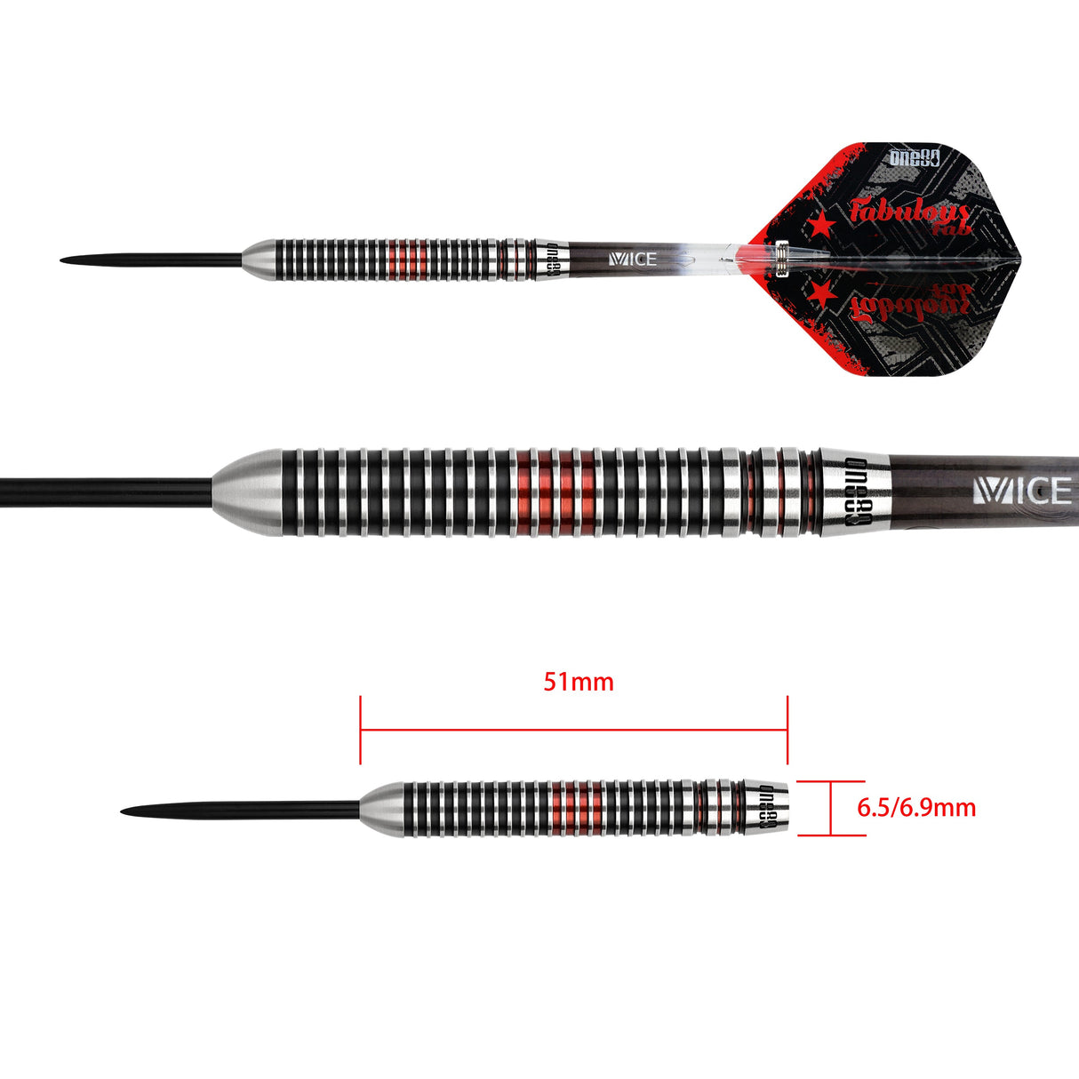 ONE80 Fabian Schmutzler Steeldarts