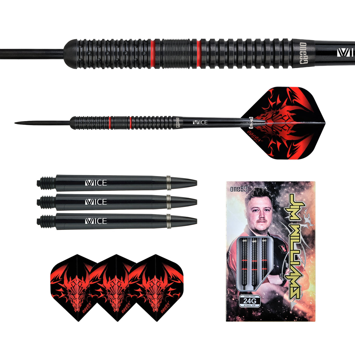 Jim Williams Signature Dart HD Steeltip