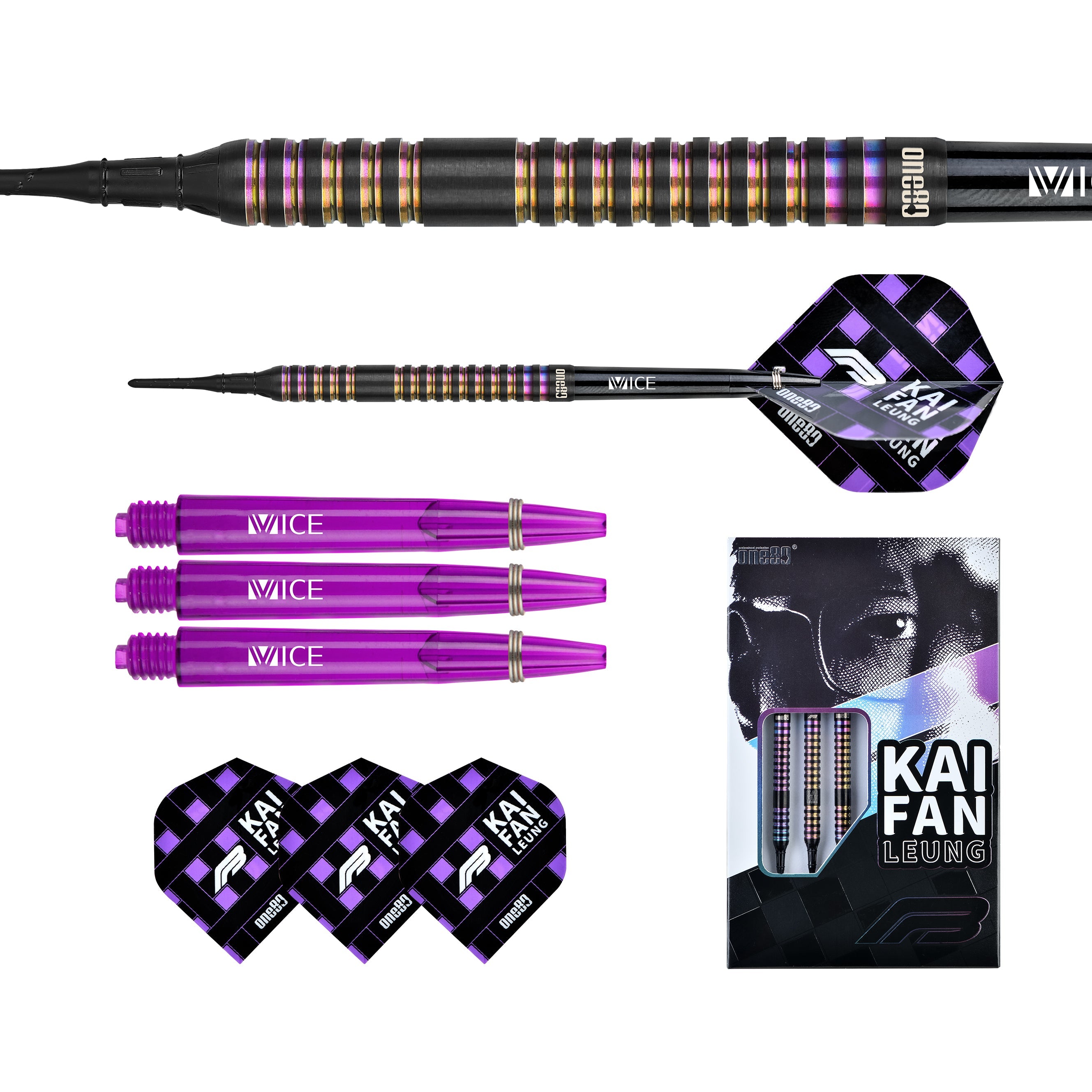 ダーツ One80 FB Leung ver.2 NINE DARTS EDITION one80】FB LEUNG Model ver.2 2BA 20.5g NINE DARTS EDITION