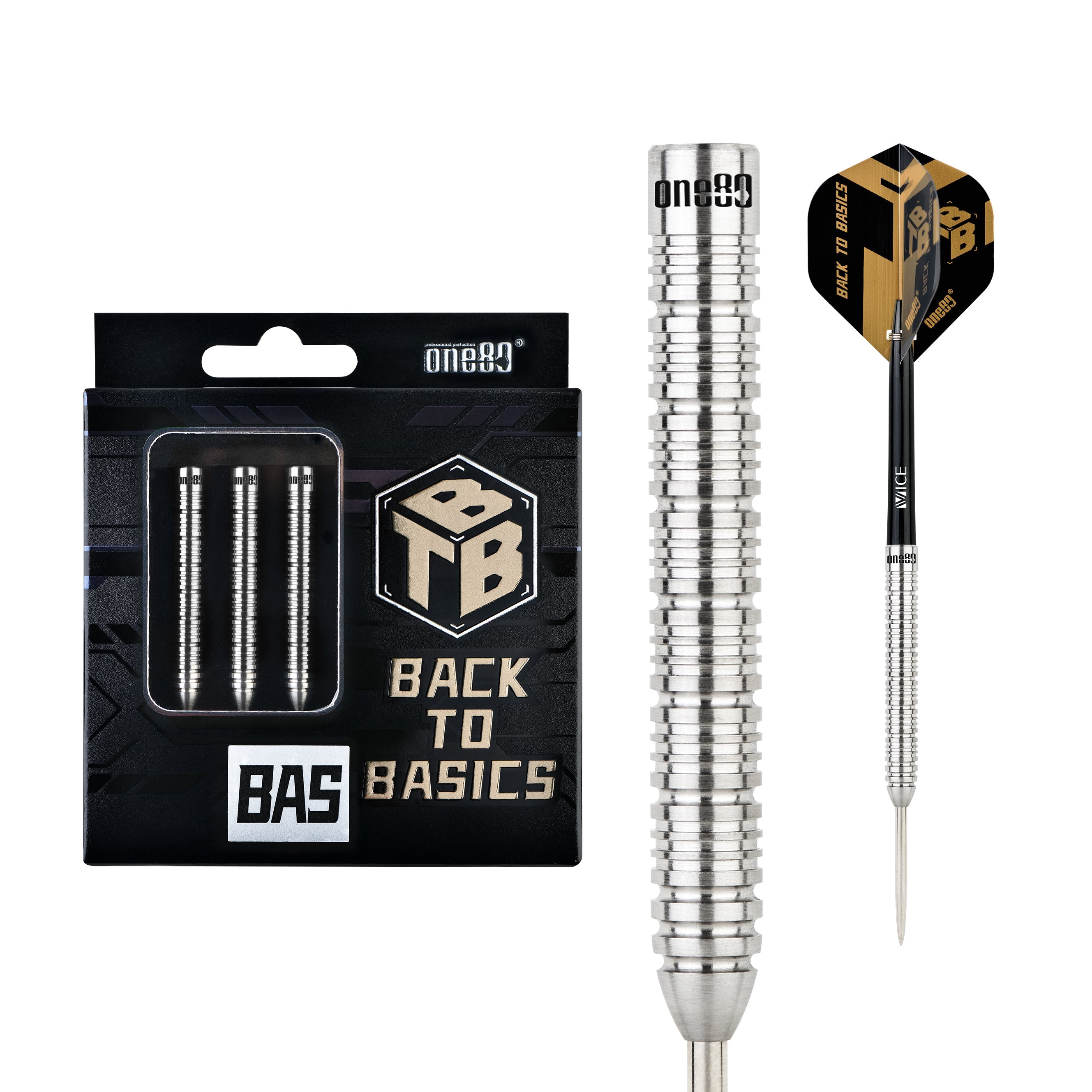 One80 Back to Basic BAS Steeldart – Cubedarts