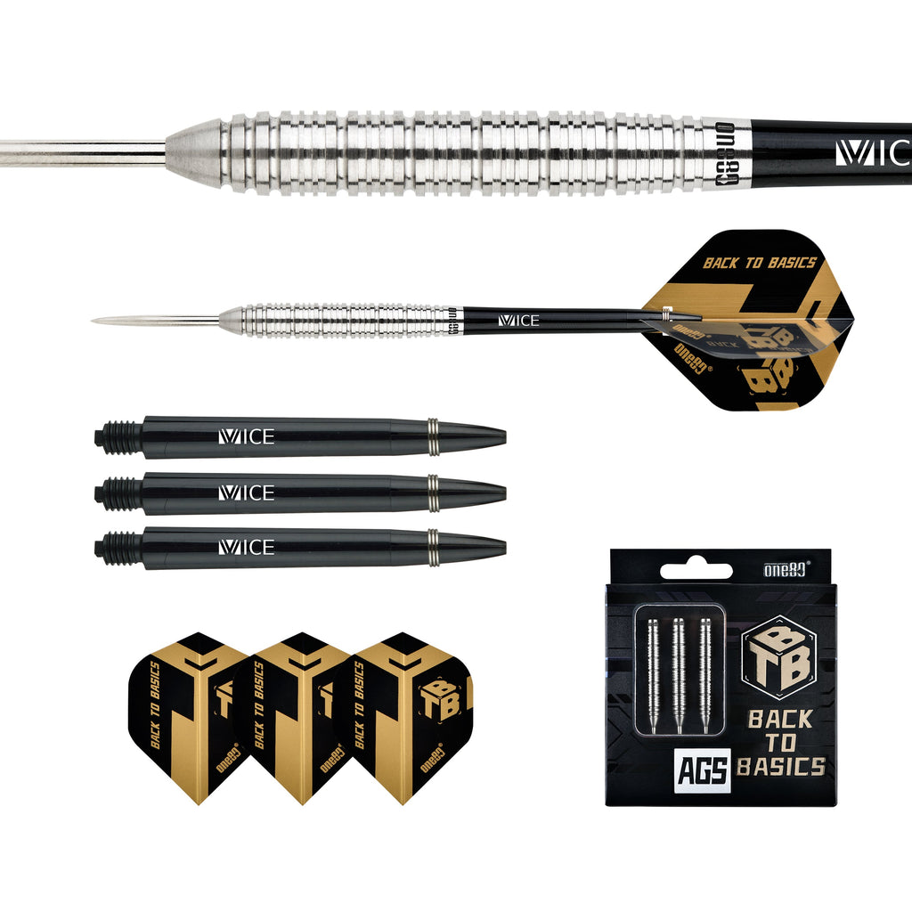 One80 Back to Basic AGS Steeldart – Cubedarts