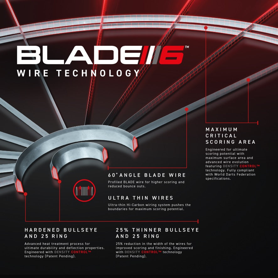 Winmau Blade 6 Triple Core Dartboard PDC Board