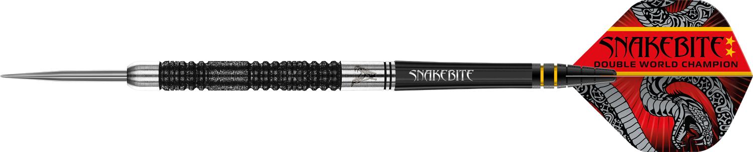 Peter Wright Snakebite Double World Champion Special Edition Steeldart Black