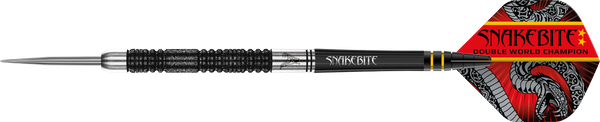 Peter Wright Snakebite Double World Champion Special Edition Steeldart Black