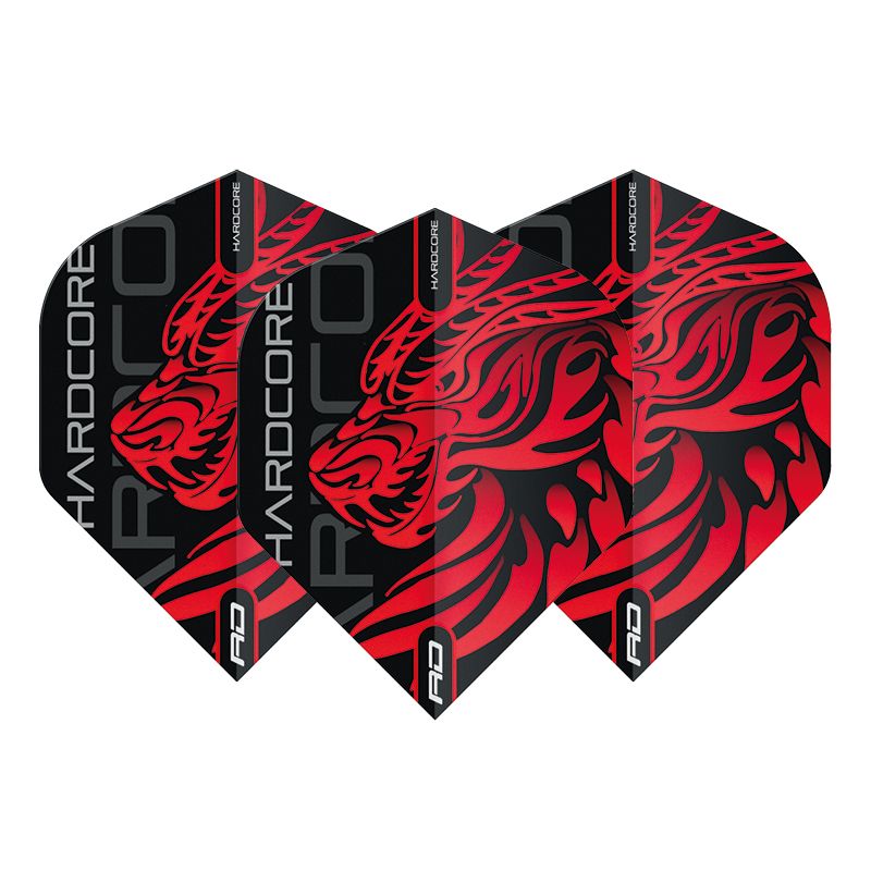 RedDragon Jonny Clayton -Dragon Flights Schwarz-Rot