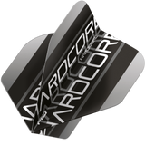 RedDragon HARDCORE RADICAL GREY AND BLACK TRIPLE Flights