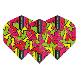RedDragon F6642 - HARDCORE RADICAL CRACKLE Flights Blau/ Rot