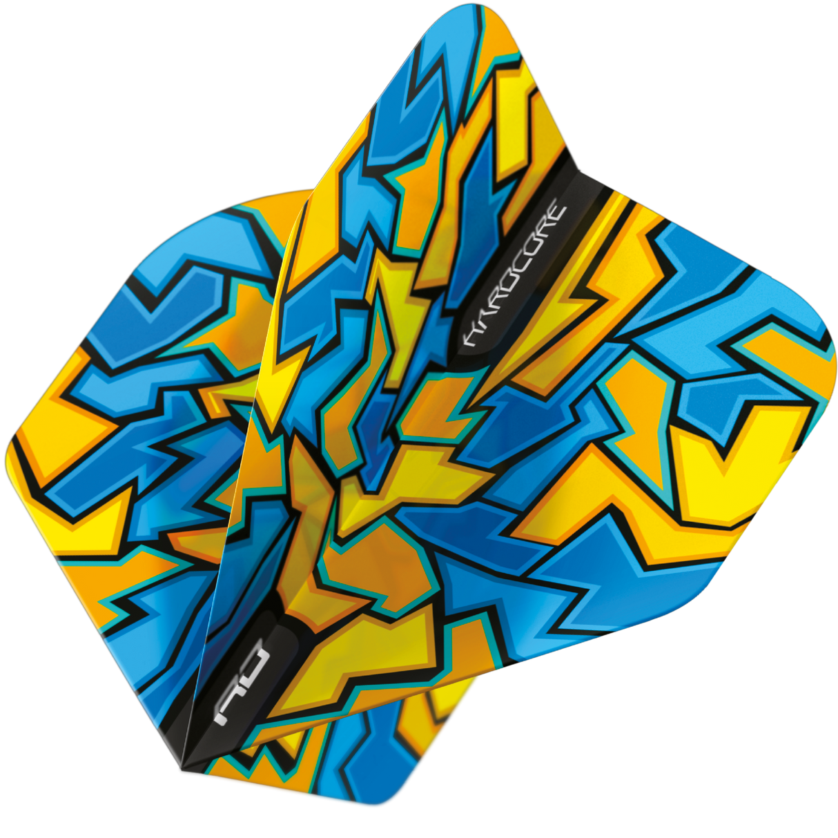 RedDragon F6642 - HARDCORE RADICAL CRACKLE Flights Blau/ Rot