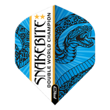 Peter Wright Snakebite Double World Champion Hardcore Flights Standard Blue & White