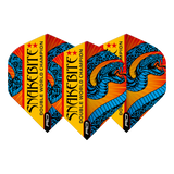 Peter Wright Snakebite Double World Champion Hardcore Flights Standard Blue & Orange