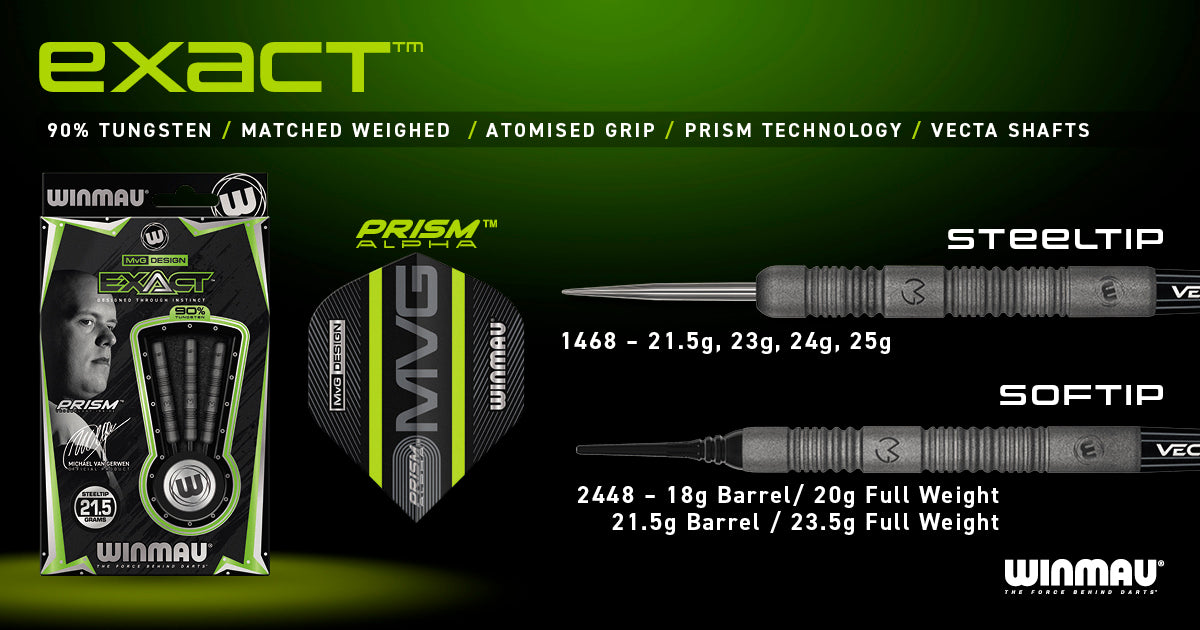 Winmau Michael van Gerwen Exact Softdarts