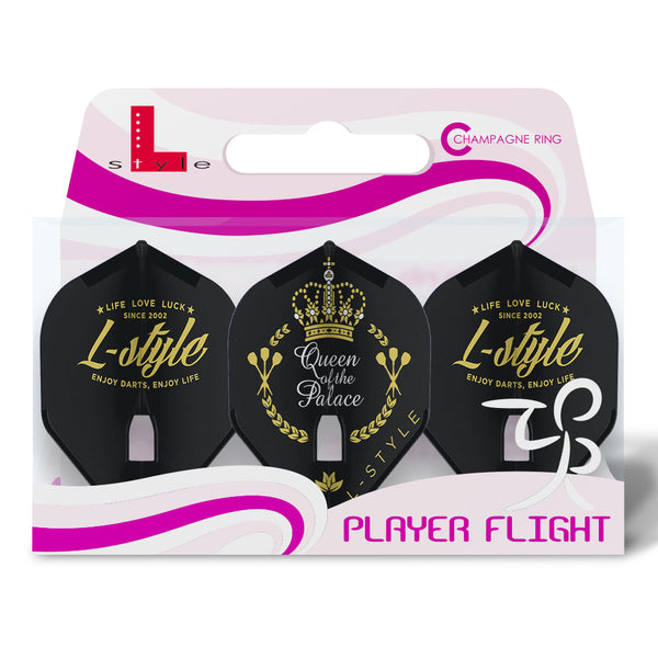 L-Style - Fallon Sherrock Champagne Signature Flights - Queen of the Palace - black gold - Flight