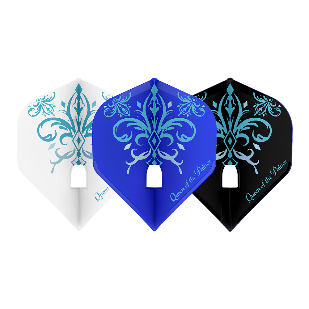 L-Style - Fallon Sherrock Champagne Signature Flights - Queen of the Palace - black-blue-white - Flight