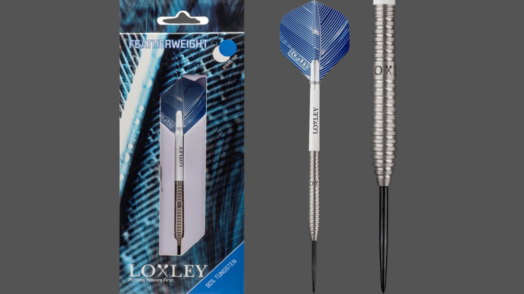 LOXLEY FEATHERWEIGHT BLUE 90% - 18g Steeltip