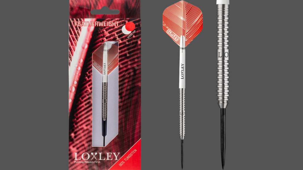 LOXLEY FEATHERWEIGHT RED 90% - 17g Steeltip
