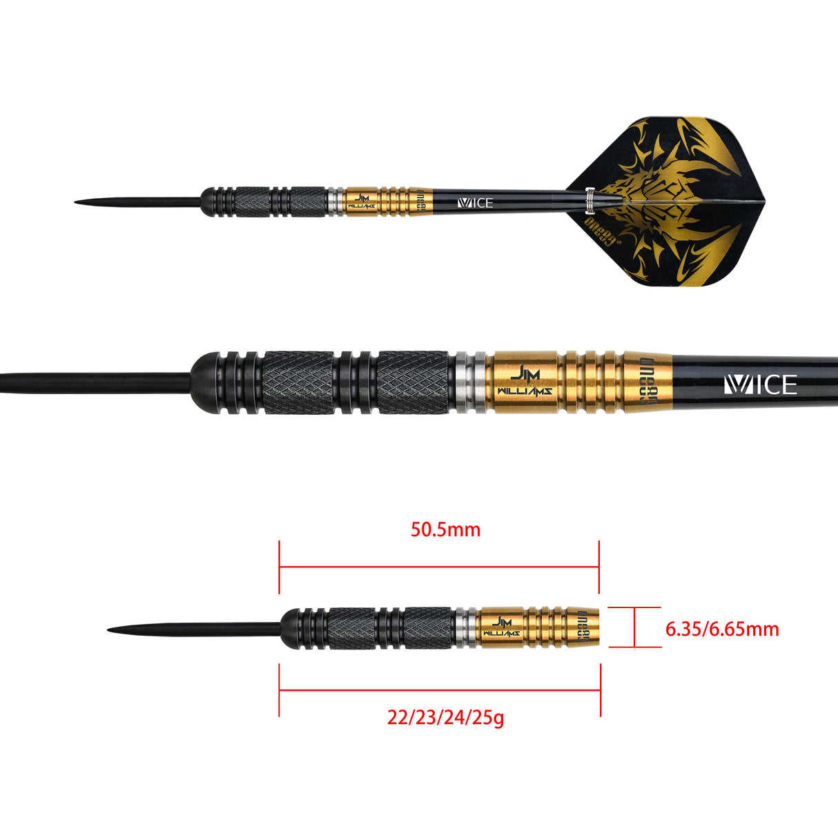 Jim Williams Signature Dart VHD Steeltip