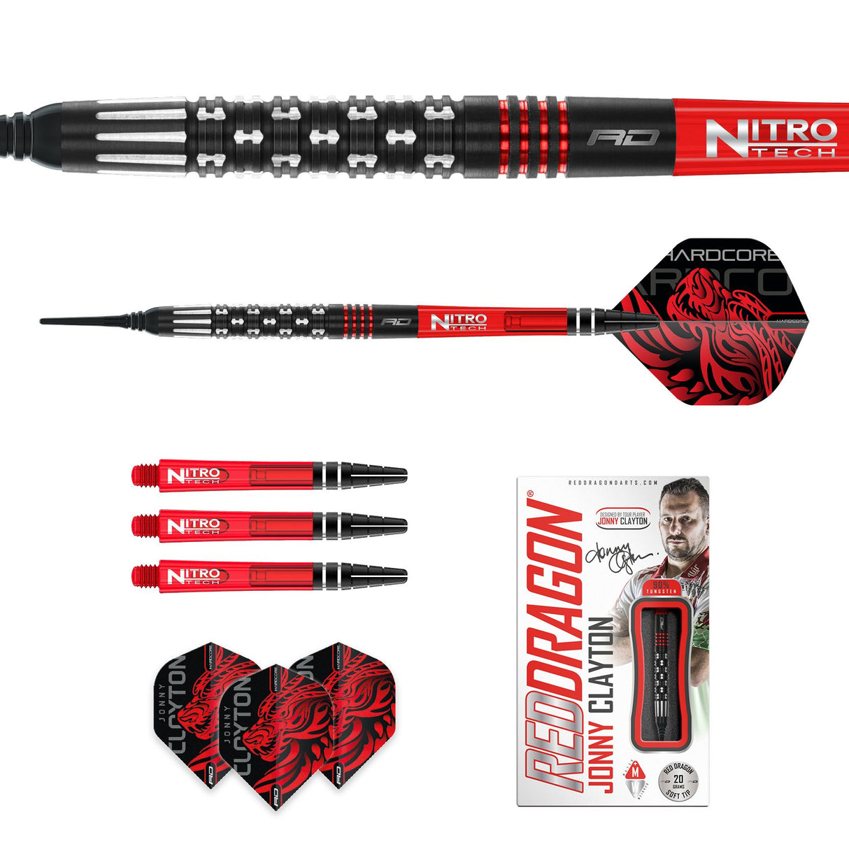 JONNY CLAYTON PREMIER LEAGUE SE SOFTIP 20 GRAMM