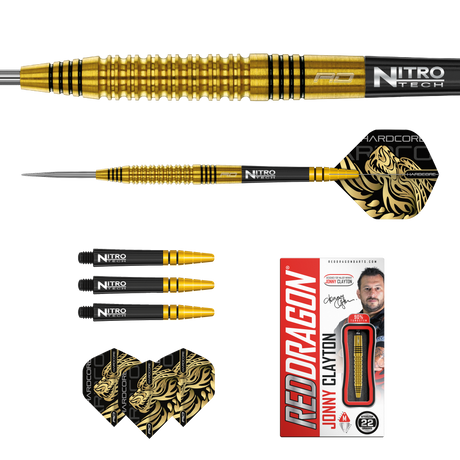 RedDragon Jonny Clayton Gold Steeldarts