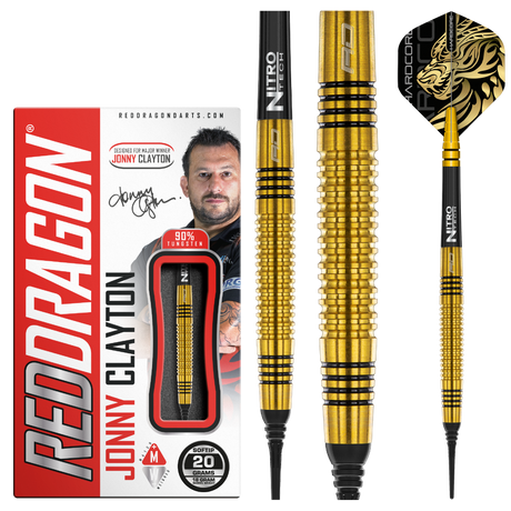 RedDragon Jonny Clayton Gold Softtip 20g