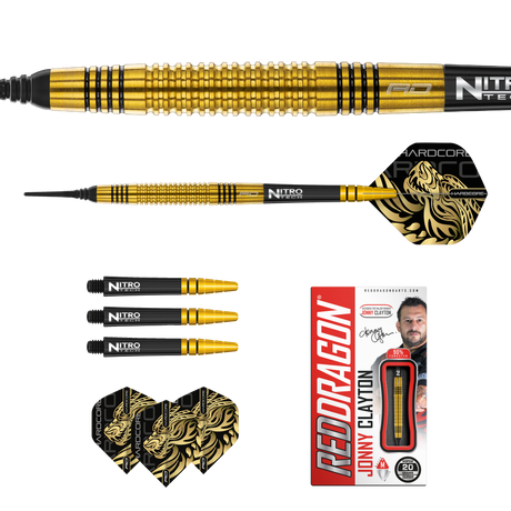 RedDragon Jonny Clayton Gold Softtip 20g