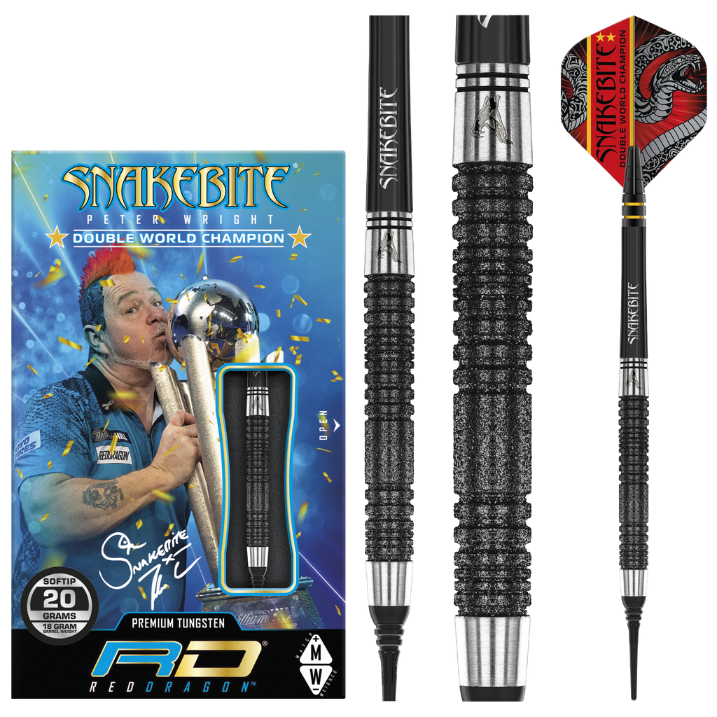 Peter Wright Snakebite Double World Champion Special Edition Softdart 20g