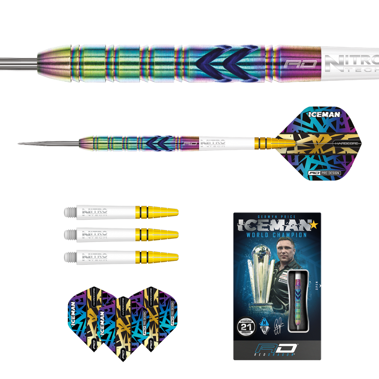 Red Dragon Gerwyn Price Ionic Steeltip