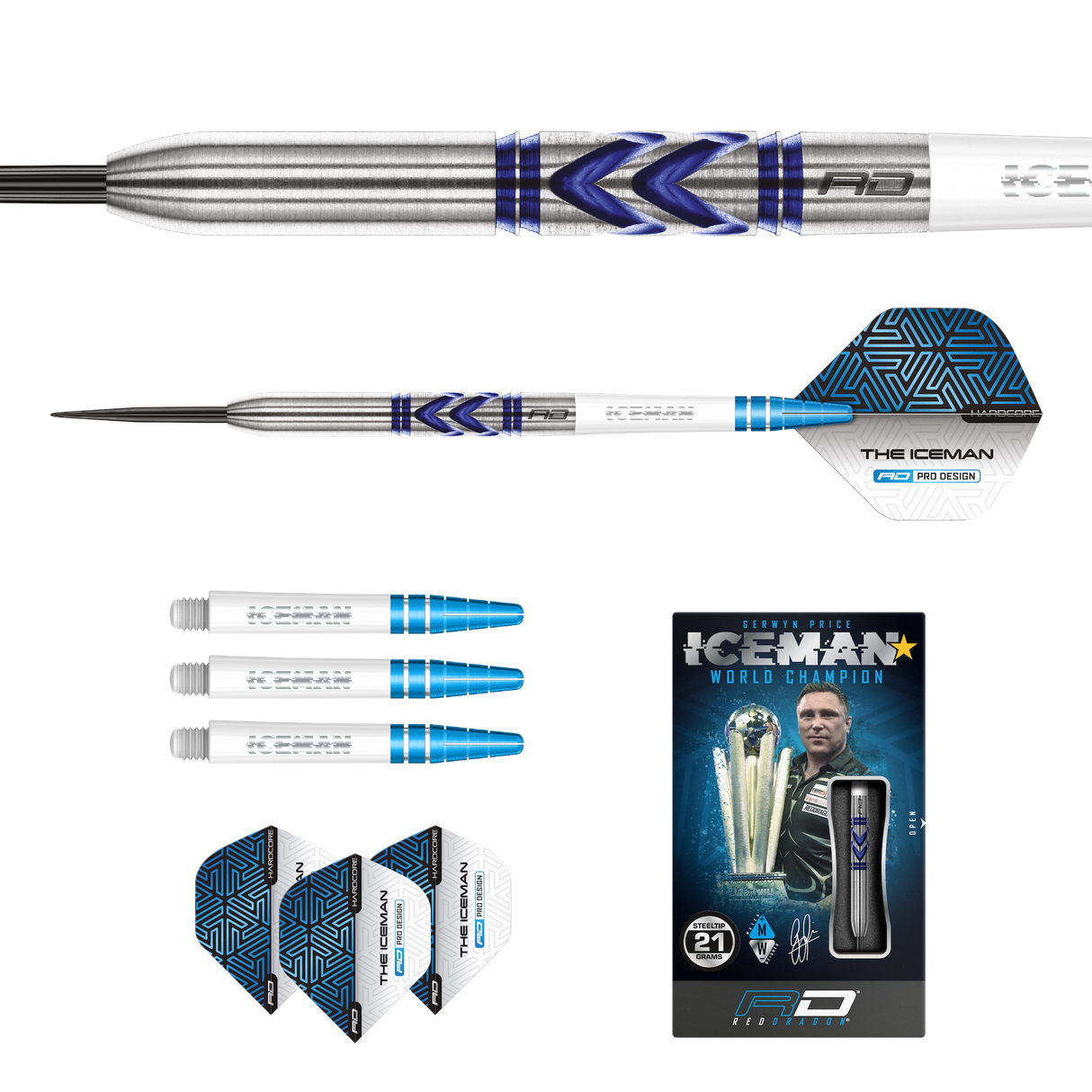 Red Dragon Gerwyn Price Avalanche Pro Steeltip