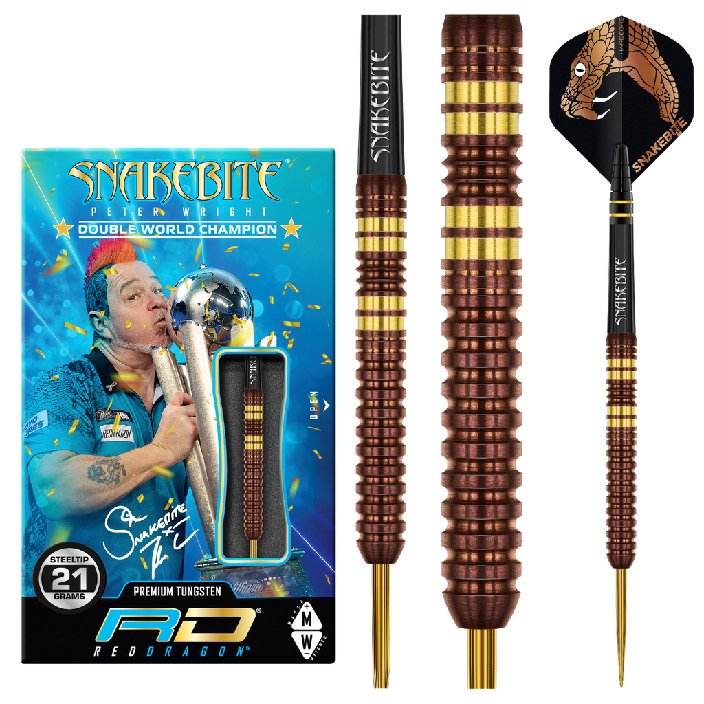 Red Dragon Peter Wright Copper Fusion Darts Steeltip