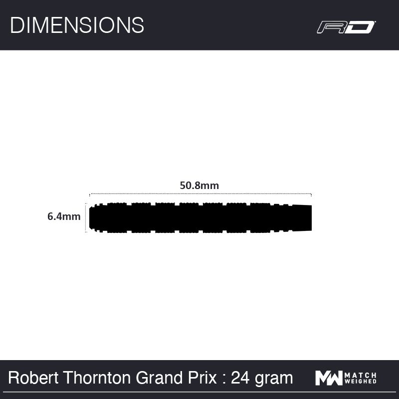 RedDragon Robert Thornton Grand Prix 24g Steeldarts