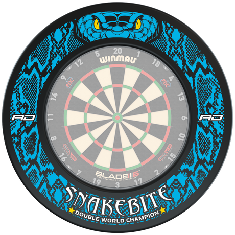 Peter Wright Snakebite Double World Champion Dartboard Surround