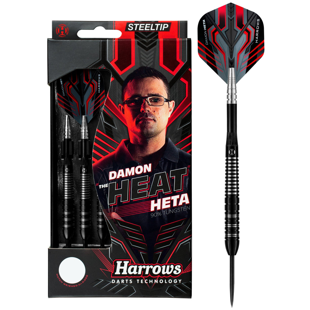 Harrows Damon the Heat Heta Steeldarts 23g