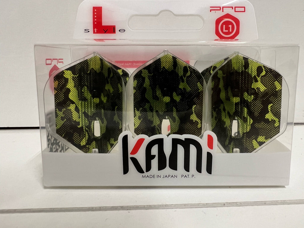 L-Style Kami Cubedarts Camo Flight Grün