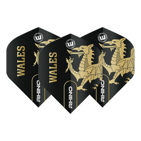 WINMAU RHINO BLACK & GOLD LÄNDER FLIGHTS