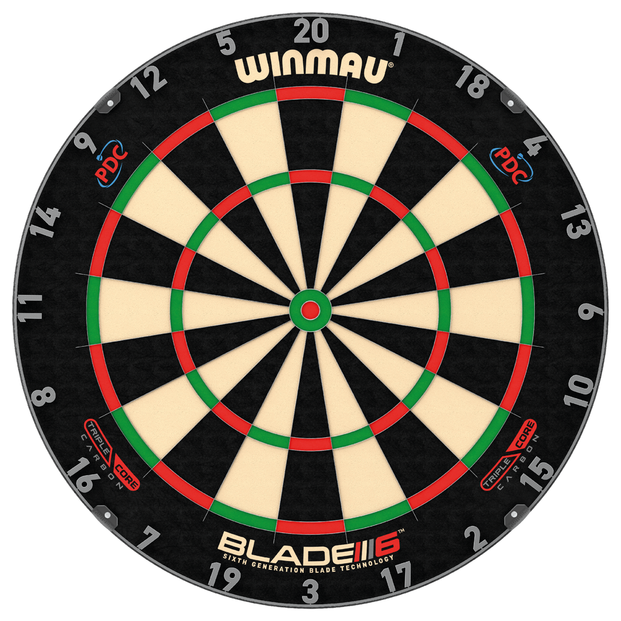 Winmau Blade 6 Triple Core Dartboard PDC Board