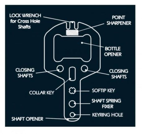 Winmau Dart Toolkit Bottle opener